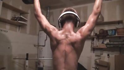 Blond Flex Gods: Amateur Bisexual Workout Party