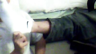 Gay Foot Worship Frenzy: Licking Patricks White Socks