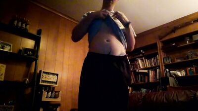 Stripping and Cumming: Gay Solo Porn Experience