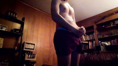 Stripping and Cumming: Gay Solo Porn Experience