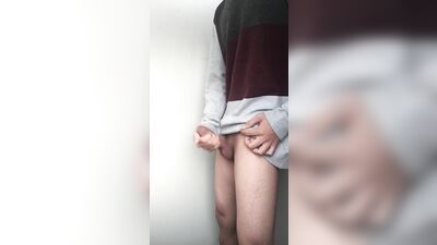 Asian Boy Pumps Big Cock - Chinese Solo Shooter!