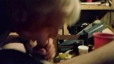 StepFathers Secret Handjob in the Pool Shed!