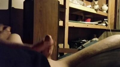 StepFathers Secret Handjob in the Pool Shed!