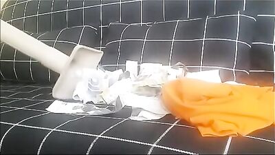 Gay Vacuum Cleaner Play: Men in Shop Sucking Dicks and Fucking