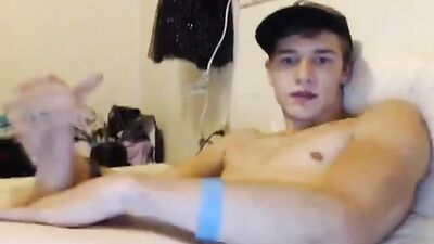 Load Licker: Cum Eating Camer-Boy Webcam Solo!