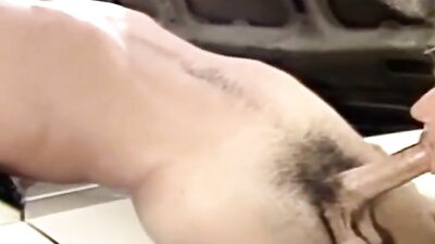 Blown Away - Gay Porn Vintage Bareback Storm Sex!