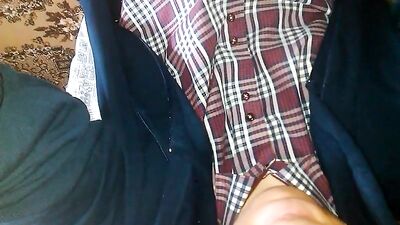 Emo Boy Cums on Skater Sneakers - Fetish Footage!