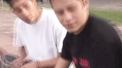 Gay Porn - Bareback Cum Shots Latino Three Friends Ends In Porn