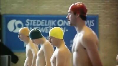 Gay Naturist Swimming Competition XXX - Amateur Fun Outside