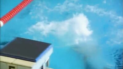 Gay Naturist Swimming Competition XXX - Amateur Fun Outside