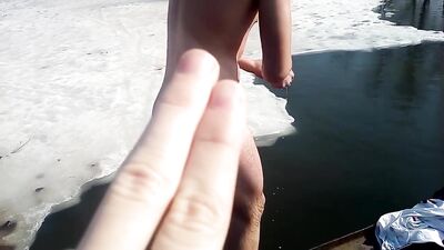 Skinny Dip Russian Guy: A Public Gay Adventure with Straight Boys!