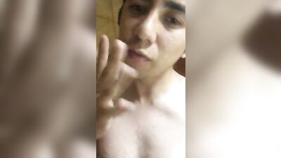 Gay Pride: Cumming and Eating Solo