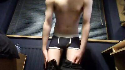 Gay Porn Stripper Boys Solo Cum Wank!