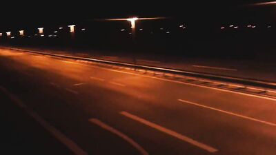 Wanking next to the motorway