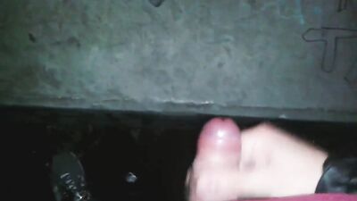 Wanking next to the motorway