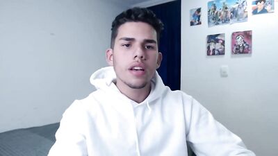 Sexy boy with hairy ass and nice cock