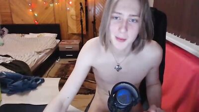 Long haired blonde boys porn cums and show ass