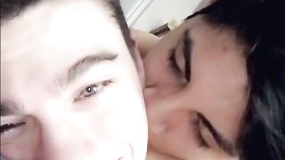 Tender boys kiss