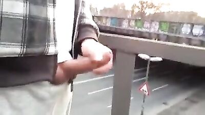 Gay boys porn jacking above the traffic