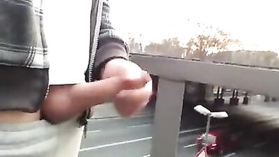 Gay boys porn jacking above the traffic