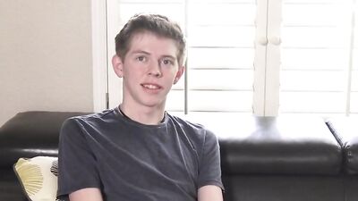 Blond Teen Guy Wank