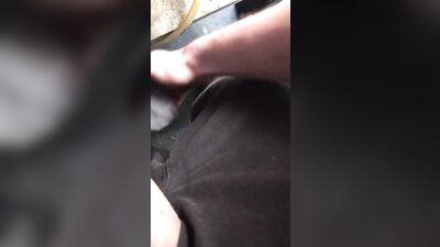 Curved Cock Shoots & Hits Wall Beside Himself