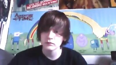 Emo Boy porn get nude and wank