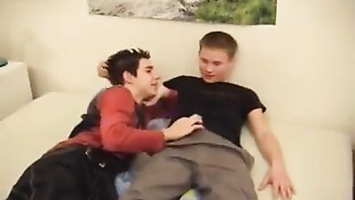 Two fit friends in action