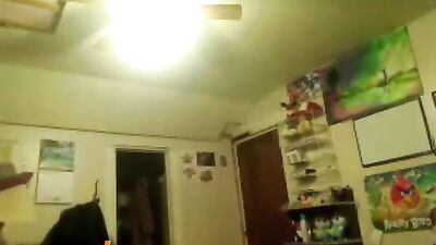 This boy cums after doing some kinky shit