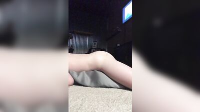 Sexy boy fucking his pillow