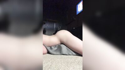 Sexy boy fucking his pillow
