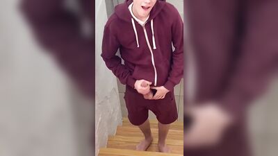 Horny Twink Stairway Gay Boys Porn