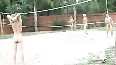 Gang Game Shower Showdown - Blond Boys Frat Guys Fun