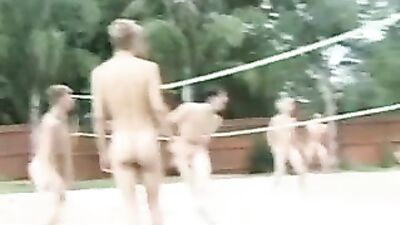 Gang Game Shower Showdown - Blond Boys Frat Guys Fun