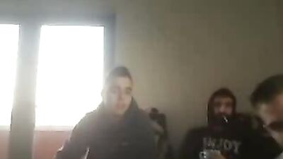 Two Butt-Loving Buddies Entertain a Lucky Boy on Cam