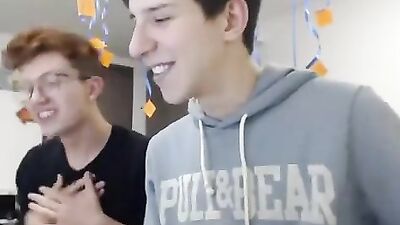 Raw Amateur Action: Two Cute Boys Making Orders True!