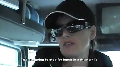 Sexy boys in bareback threesome fucking and sucking on holiday trip!