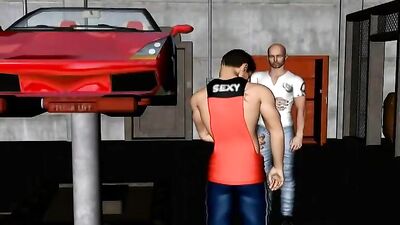 Gay Cartoon Porn In The Garage