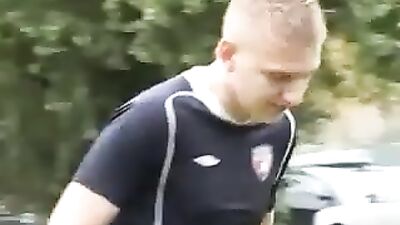 British Soccer Lads - Bareback Blond Boys