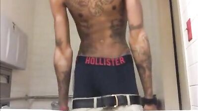 Gay Porn Collection: Black Solo Men with Big Cocks