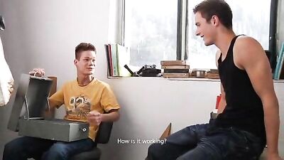 Pissing Big Cocks at the Factory - Full Vid