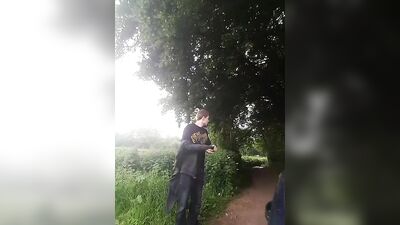 Stripping Nudist Walk with English Lad: A Gay Porn Adventure!