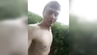 Stripping Nudist Walk with English Lad: A Gay Porn Adventure!