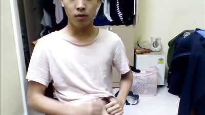 Asian Amature Wanking Explosion! - Muos Hardcore Cumshot