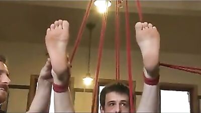 Bound and Edged Boy Seeks Hot Action with Big Cocks!