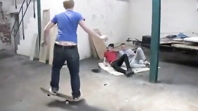Skater Bareback Orgy - Action Cum Shots Group Sex - The Ultimate Gay Porn Experience!
