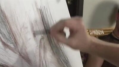 Gay Porn After The Painting: Action-Packed Bareback Cum Shots!