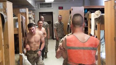 Gay Army Barrix Hazing Fetish: Newbies Teased Journey