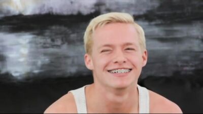 Blonde Twink Casting Amateur: Cum-Shot Explosion!