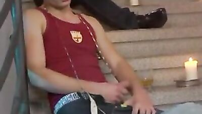 Gay Porn Stair Fun Cum Shots - Bareback XXX Action!